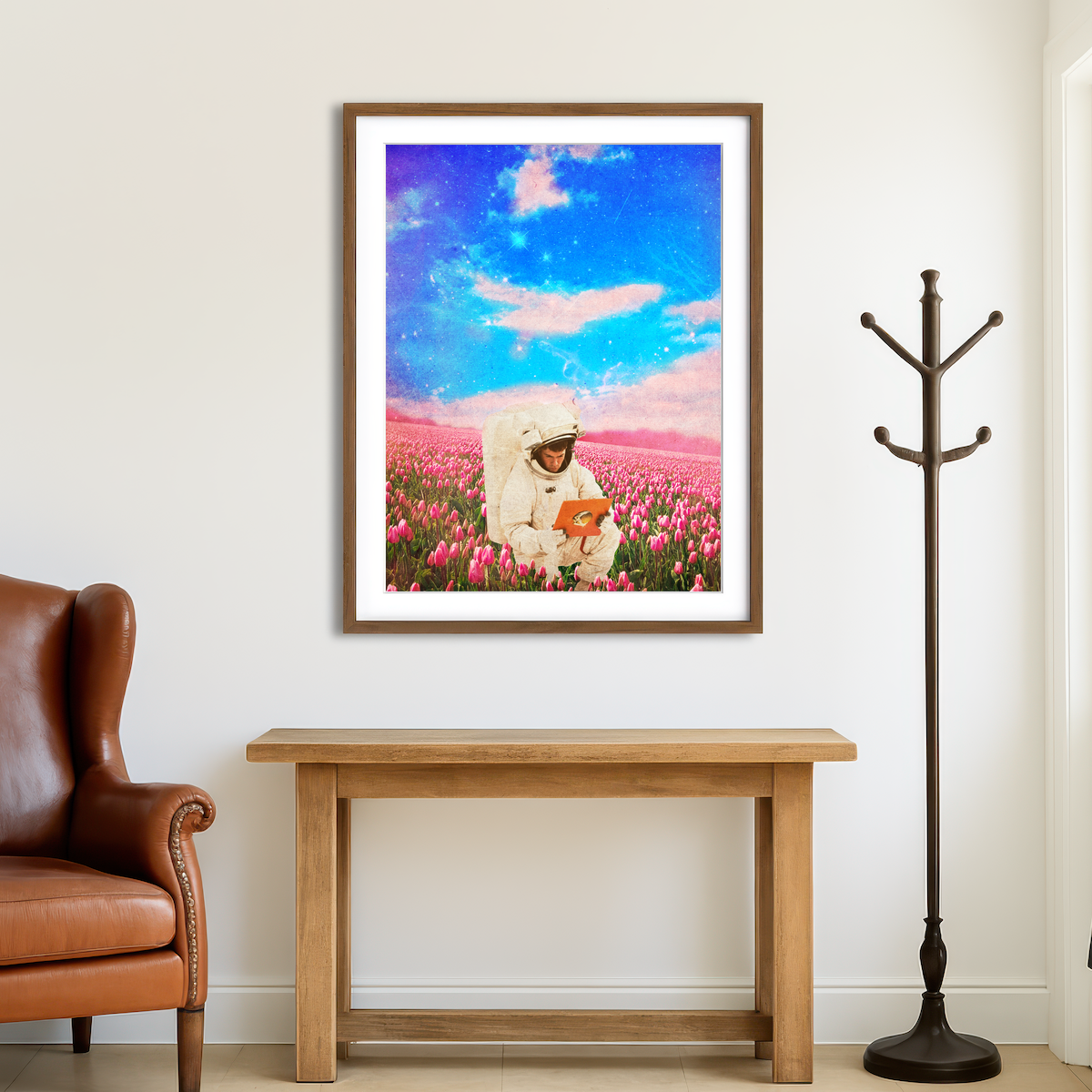 AUTO-MOCKUP ROOM | Vintage Astro Wall Art