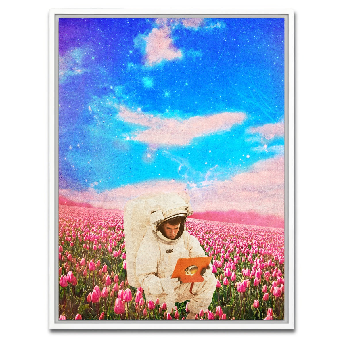 AUTO-MOCKUP WHITE | Vintage Astro | 1 Piece | White Framed Canvas | group=3x4