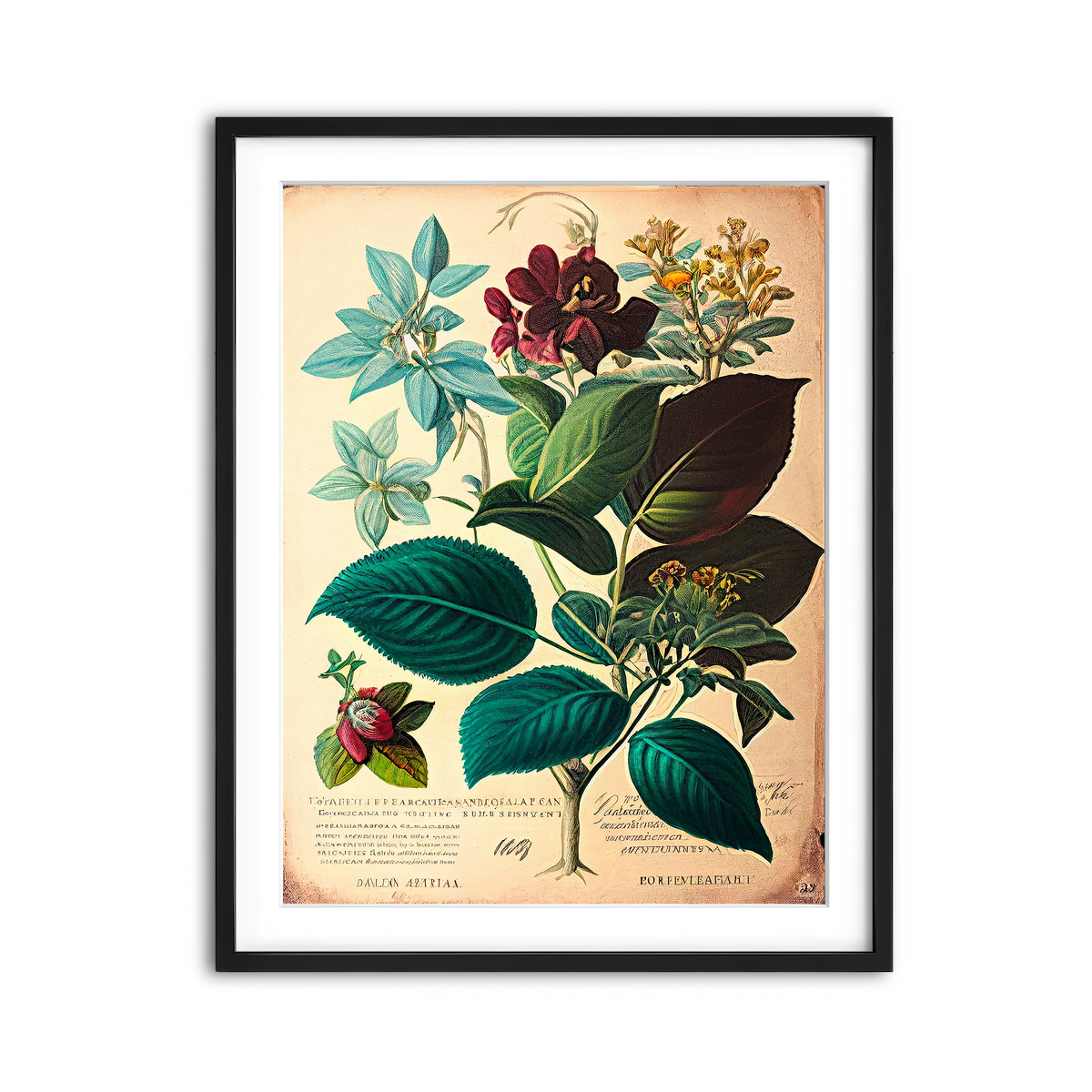 Framed Print 3x4 Black