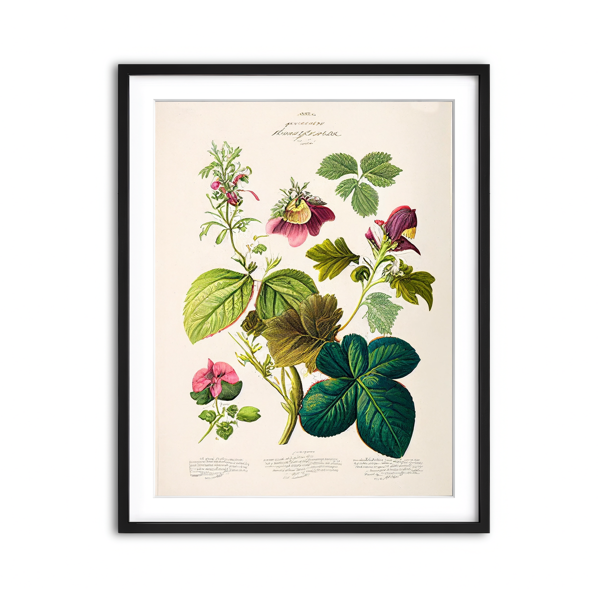 Framed Print 3x4 Black