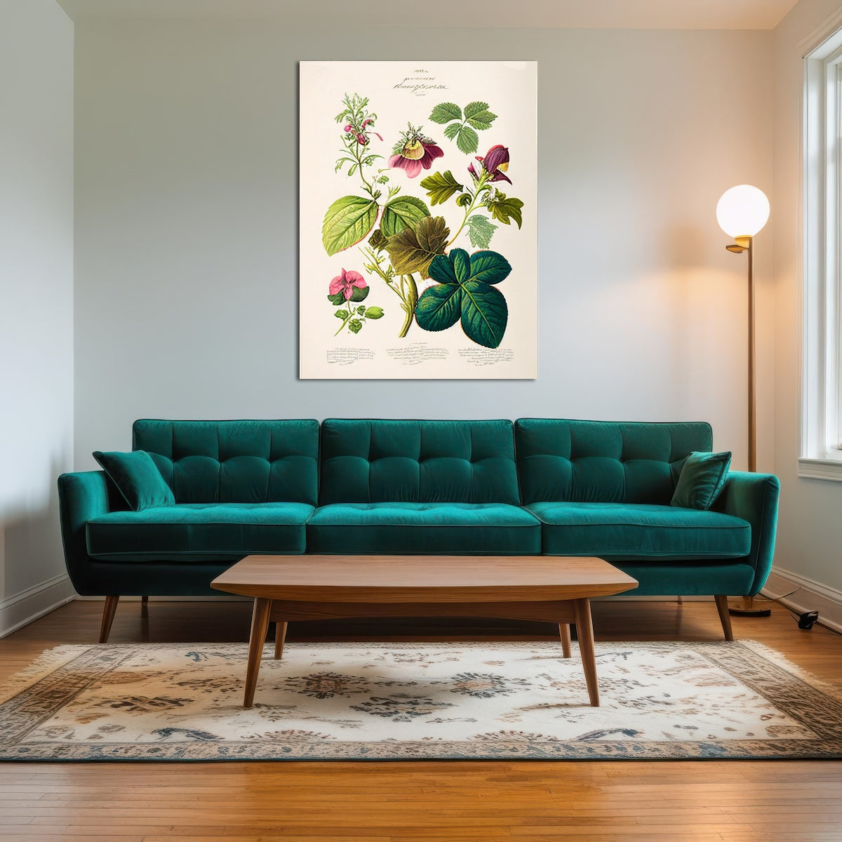 AUTO-MOCKUP ROOM | Vintage Botanical Print Series 6