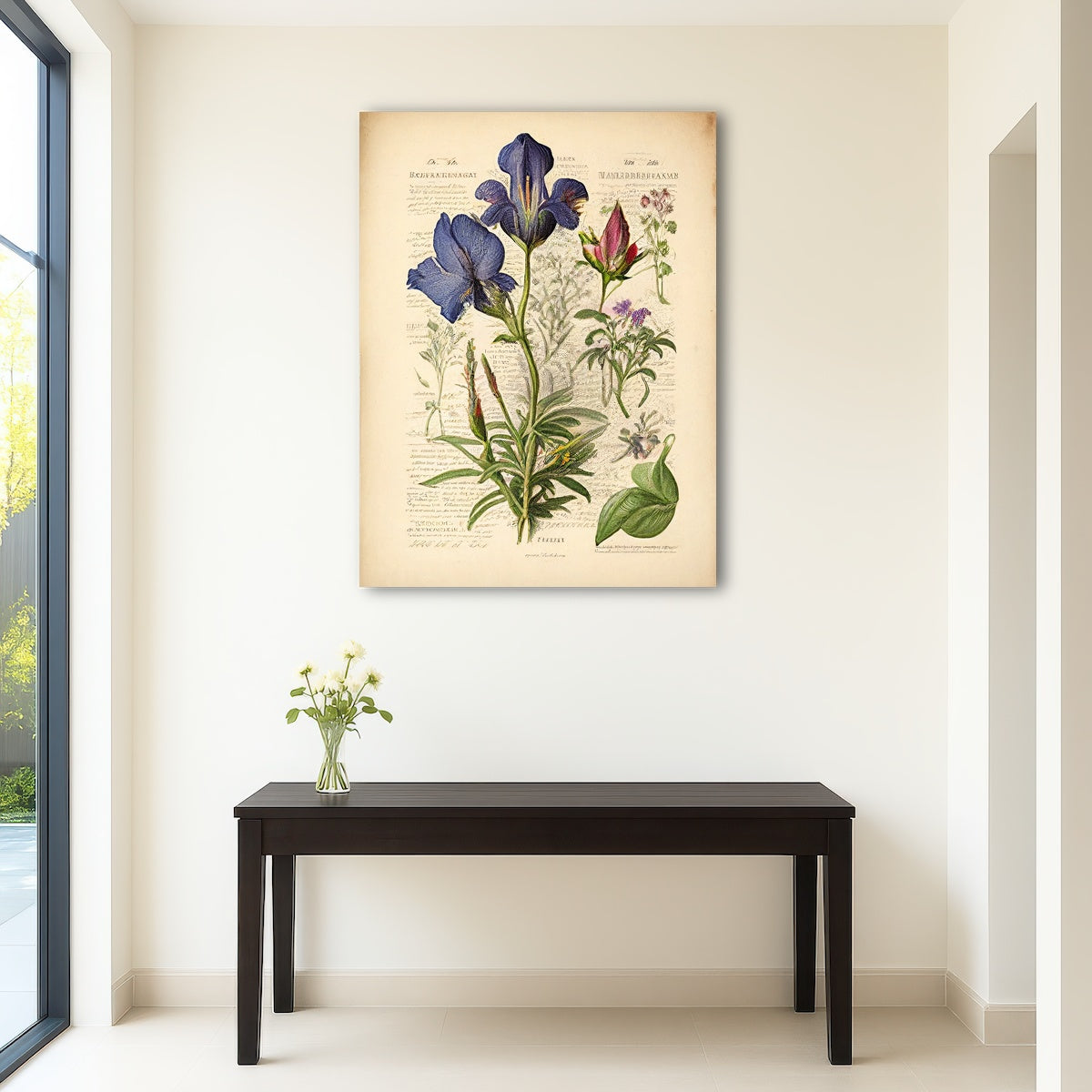 AUTO-MOCKUP ROOM | Vintage Botanical Print Series 7