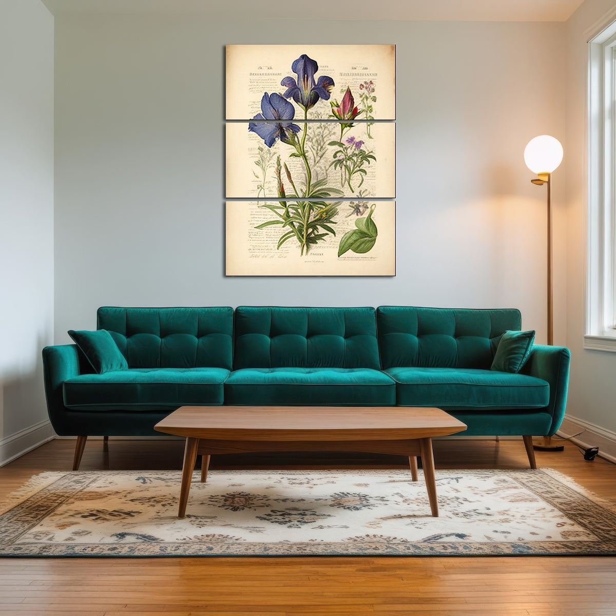AUTO-MOCKUP ROOM | Vintage Botanical Print Series 7