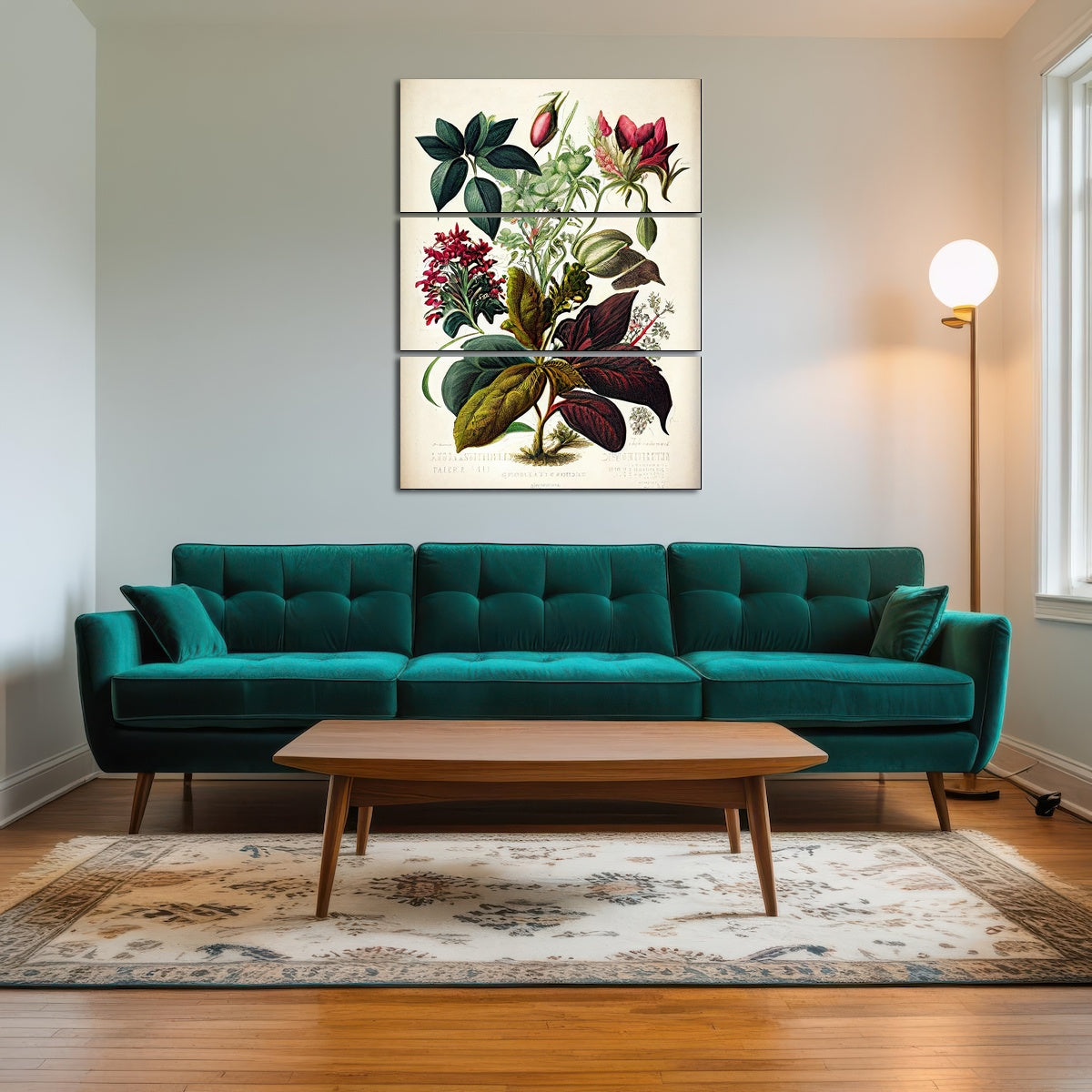 AUTO-MOCKUP ROOM | Vintage Botanical Print Series 8