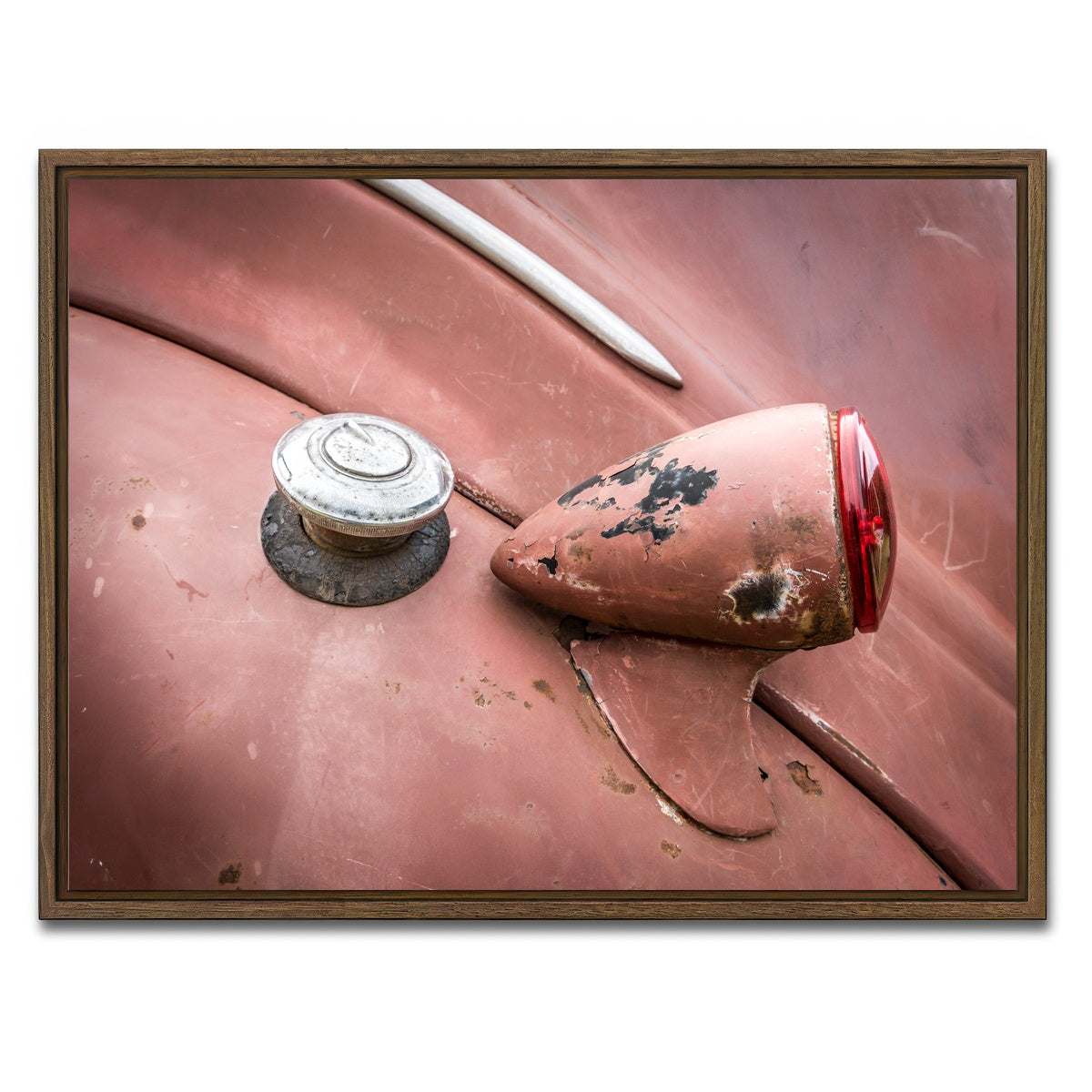 AUTO-MOCKUP WHITE | Vintage Dodge | 1 Piece | Walnut Framed Canvas | group=4x3
