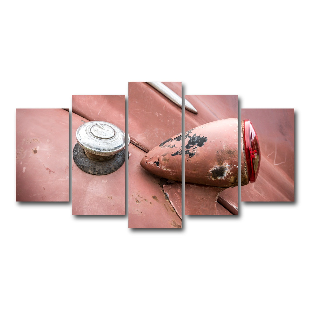 AUTO-MOCKUP WHITE | Vintage Dodge | 5 Piece | Gallery Wrap Canvas | group=5_normal