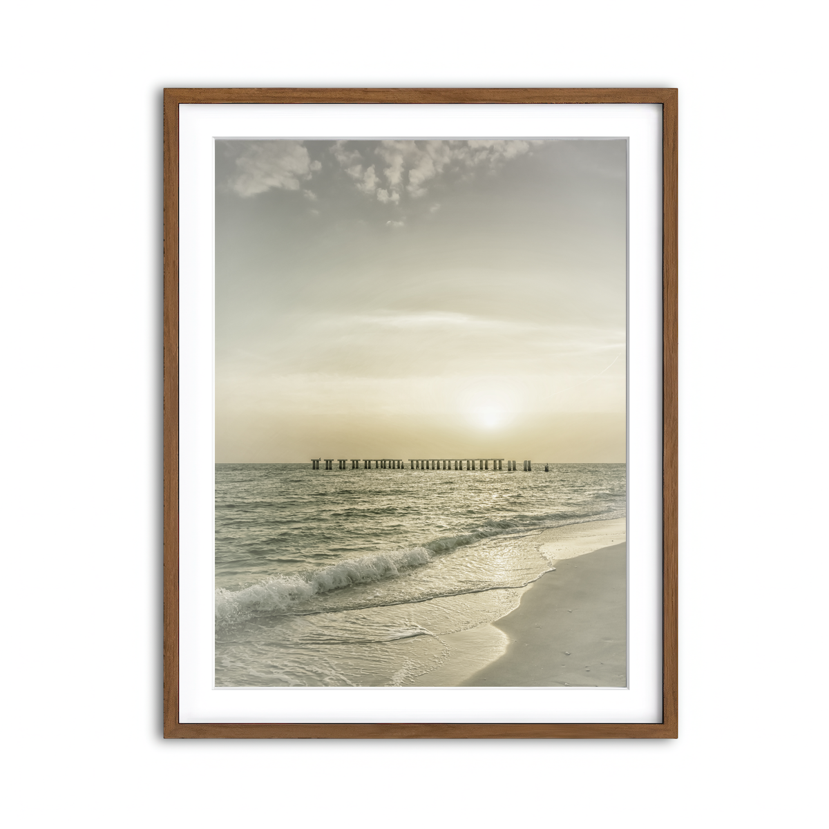 Framed Print 3x4 Walnut