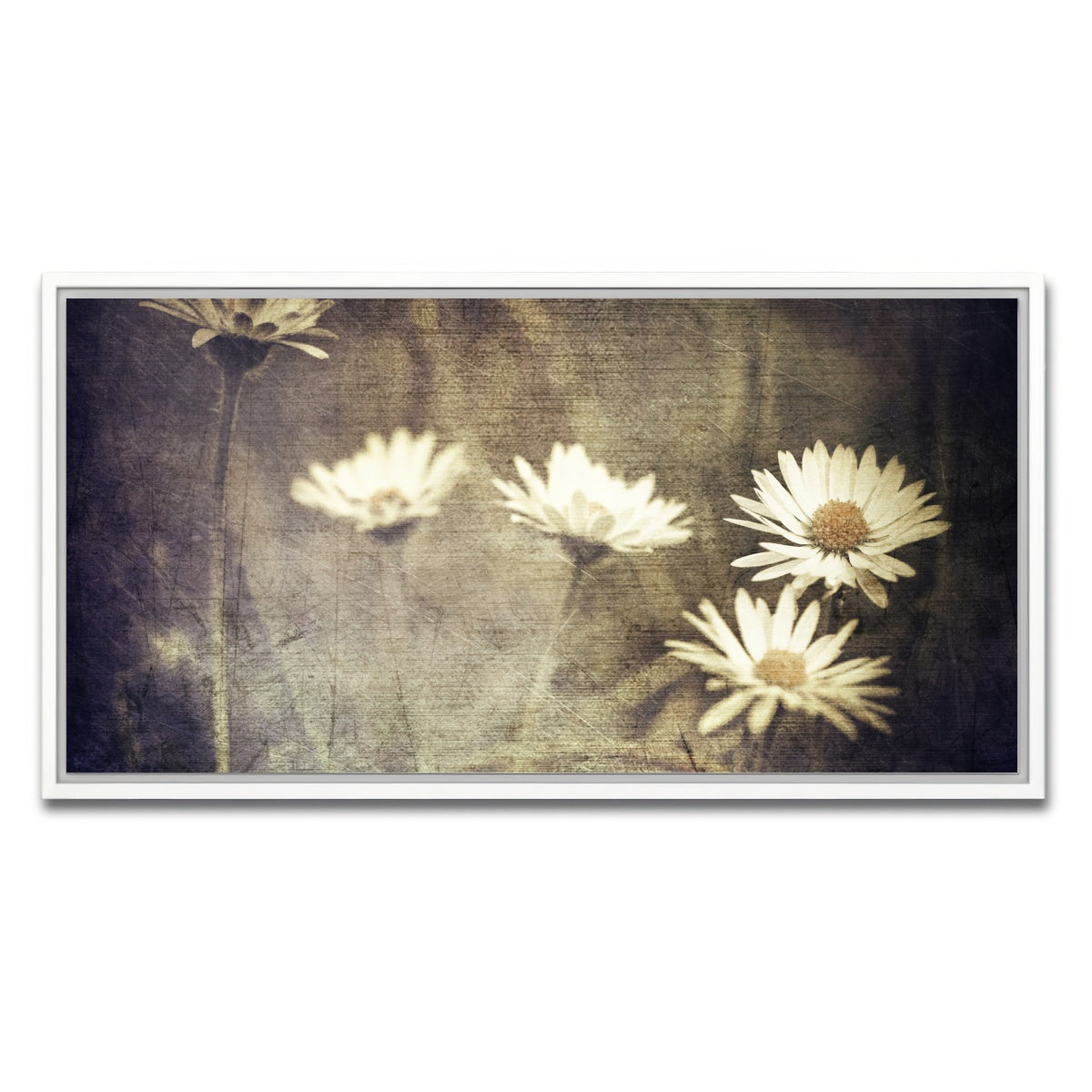 AUTO-MOCKUP WHITE | Vintage Meadow Flowers | 1 Piece | White Framed Canvas | group=2x1