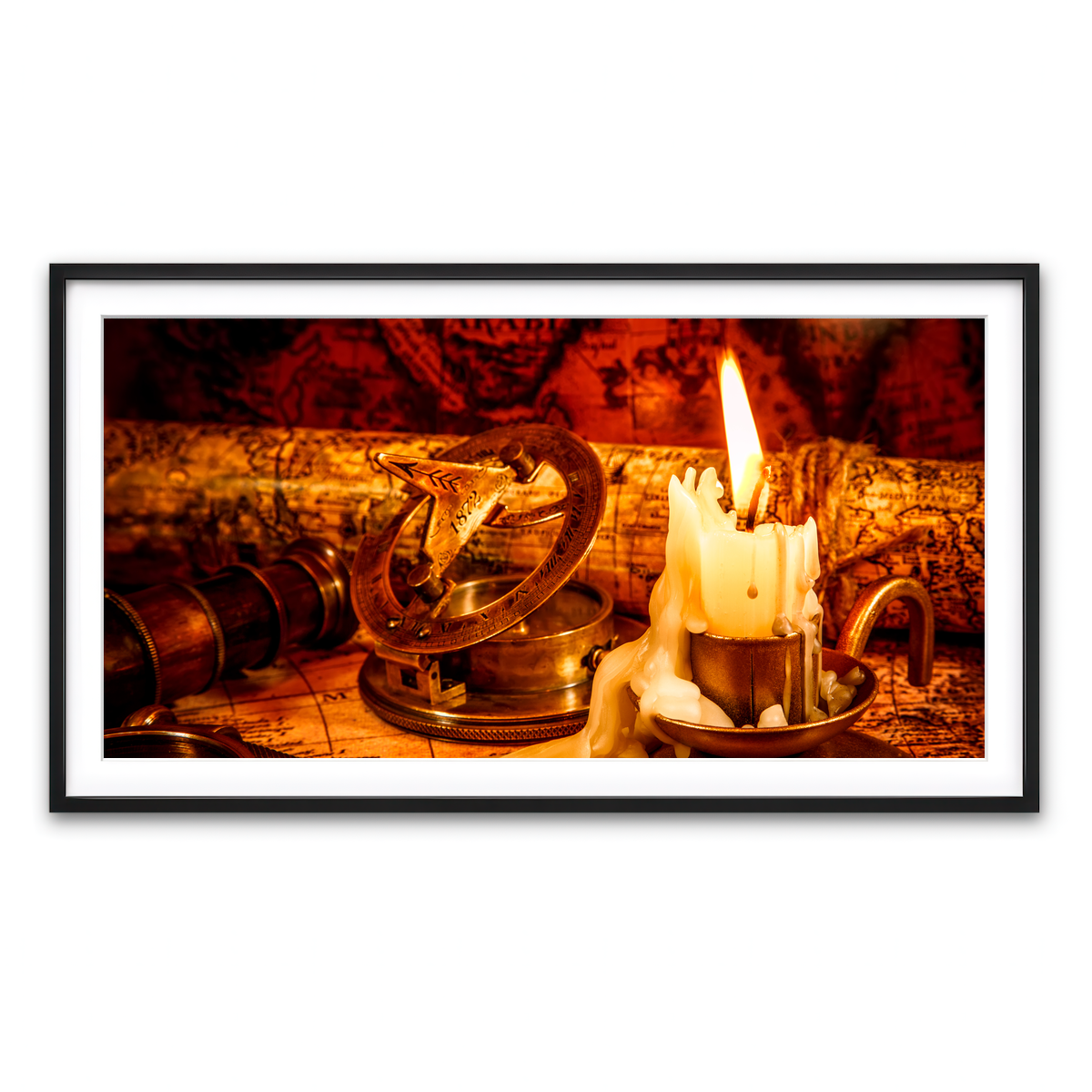 Framed Print 2x1 Black