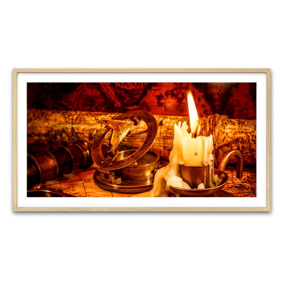 Framed Print 2x1 Natural