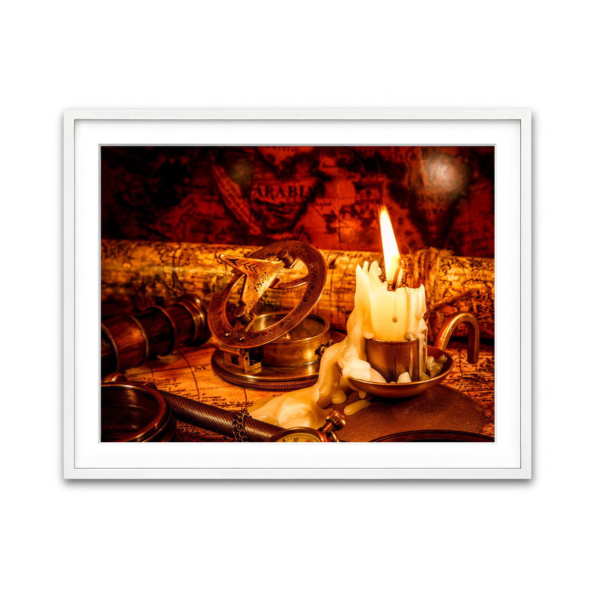 Framed Print 4x3 White