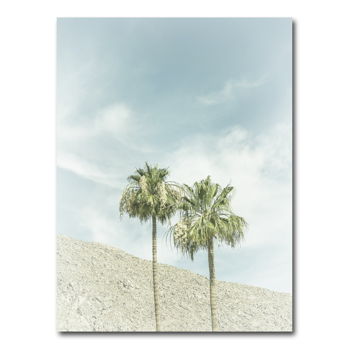 AUTO-MOCKUP WHITE | Vintage Palm Trees in the desert | 1 Piece | Gallery Wrap Canvas | group=3x4