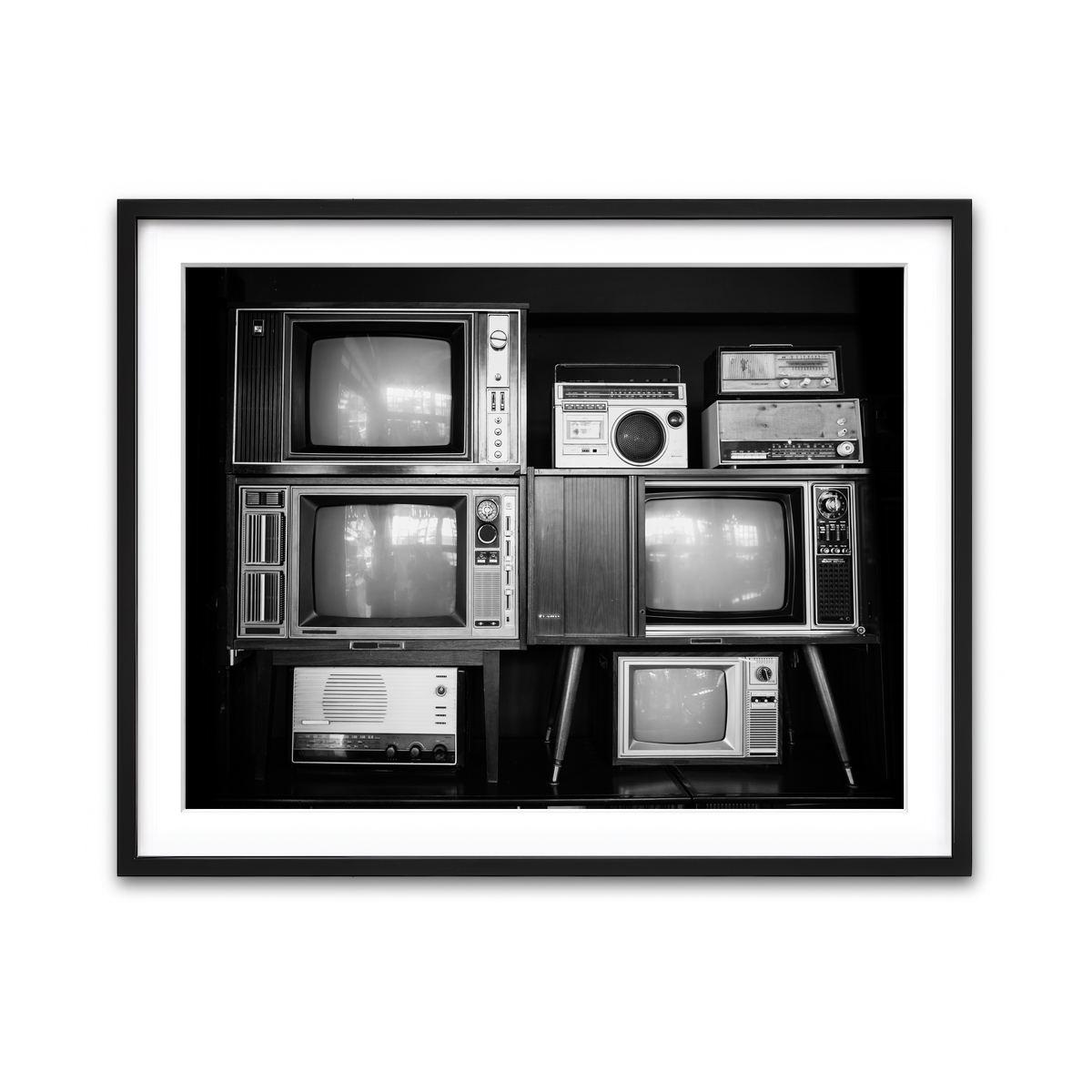 Framed Print 4x3 Black