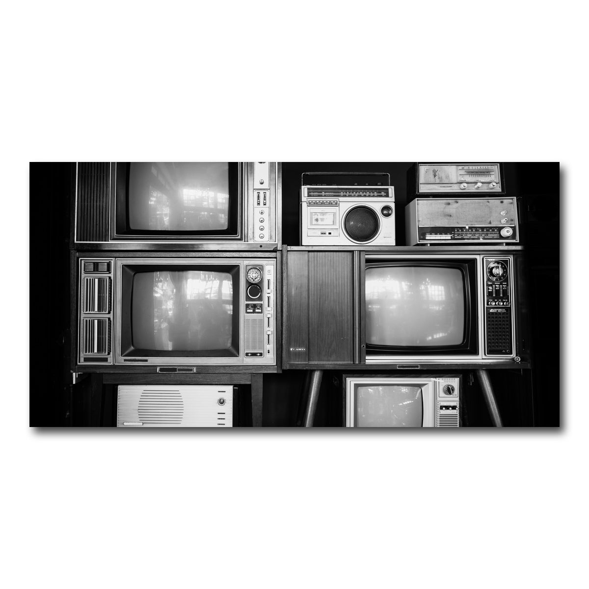 AUTO-MOCKUP WHITE | Vintage Televisions | 1 Piece | Gallery Wrap Canvas | group=2x1