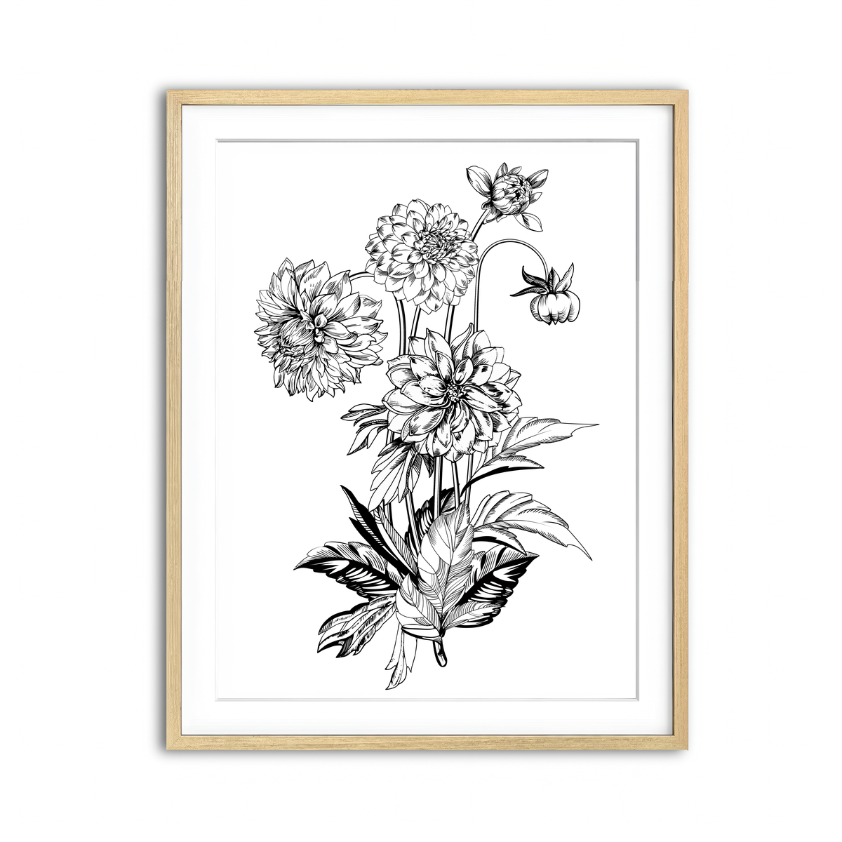 Framed Print 3x4 Natural