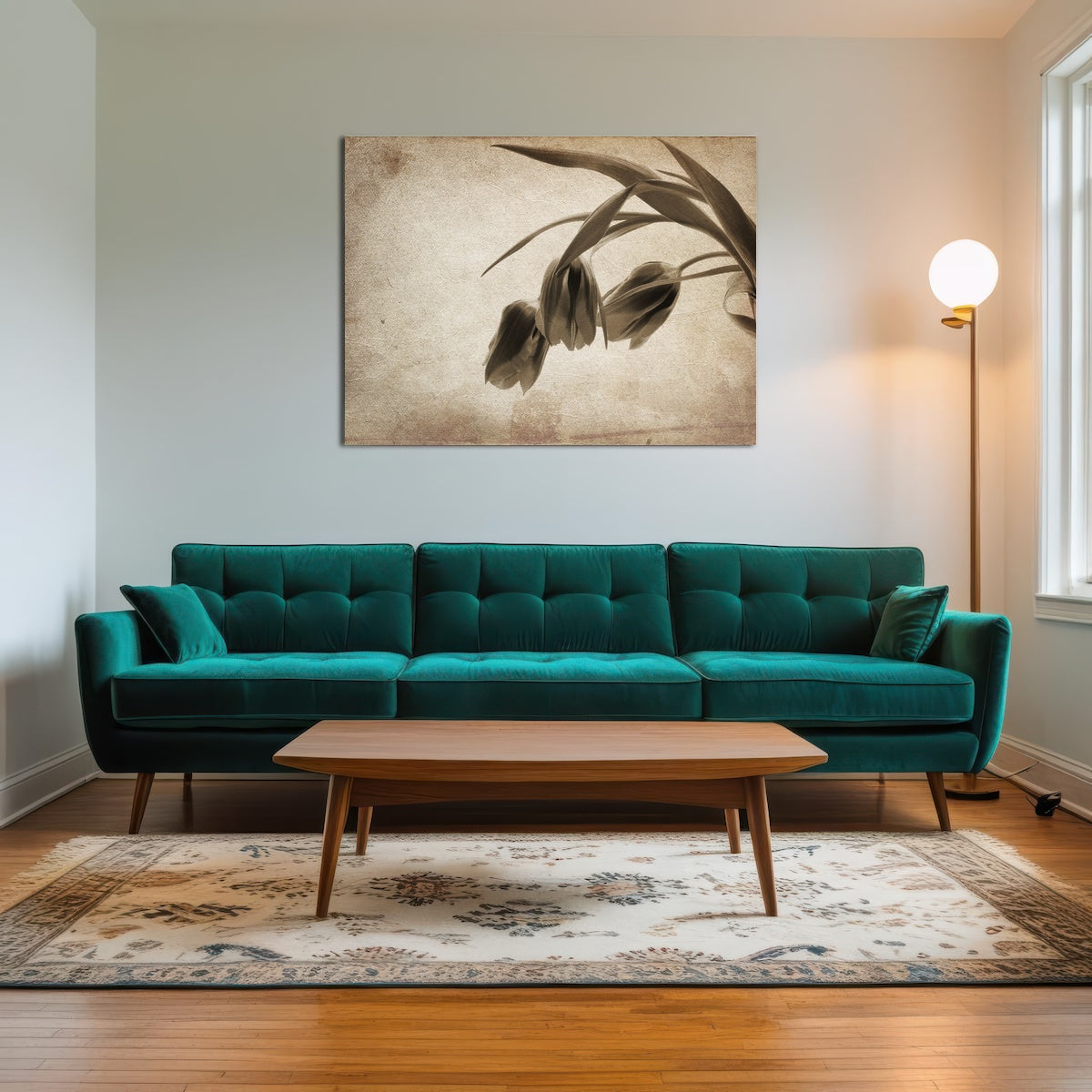 AUTO-MOCKUP ROOM | Vintage flowers