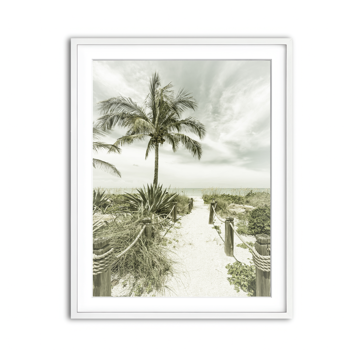 Framed Print 3x4 White