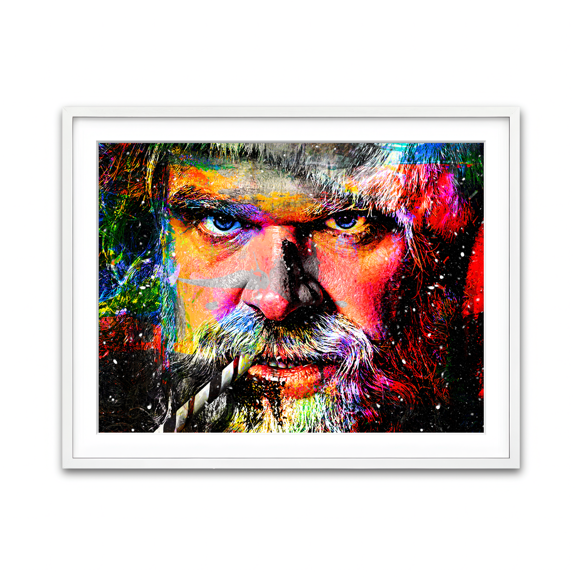 Framed Print 4x3 White