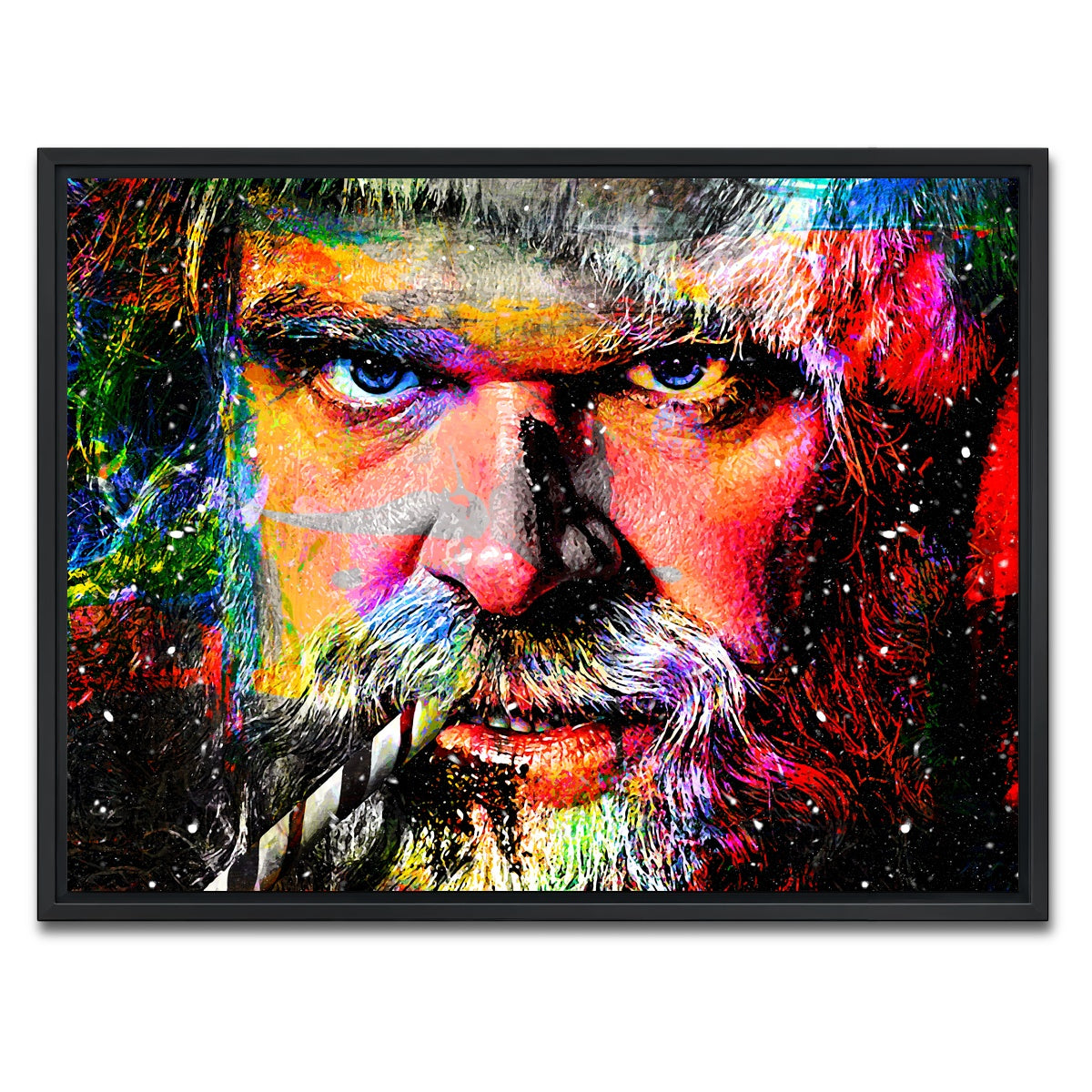 AUTO-MOCKUP WHITE | Violent Night | 1 Piece | Black Framed Canvas | group=4x3