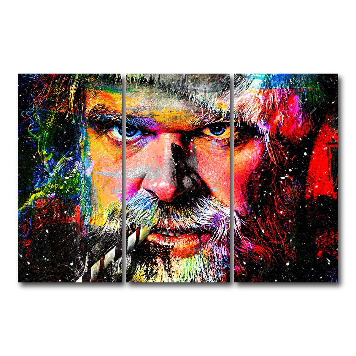 AUTO-MOCKUP WHITE | Violent Night | 3 Piece | Gallery Wrap Canvas | group=12x24