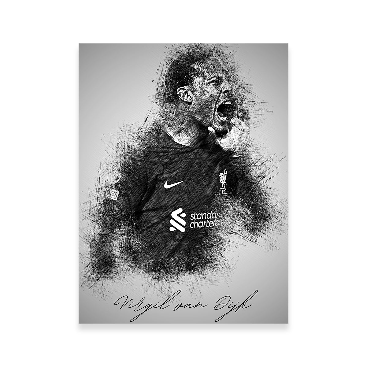 Virgil van Dijk Wall Art