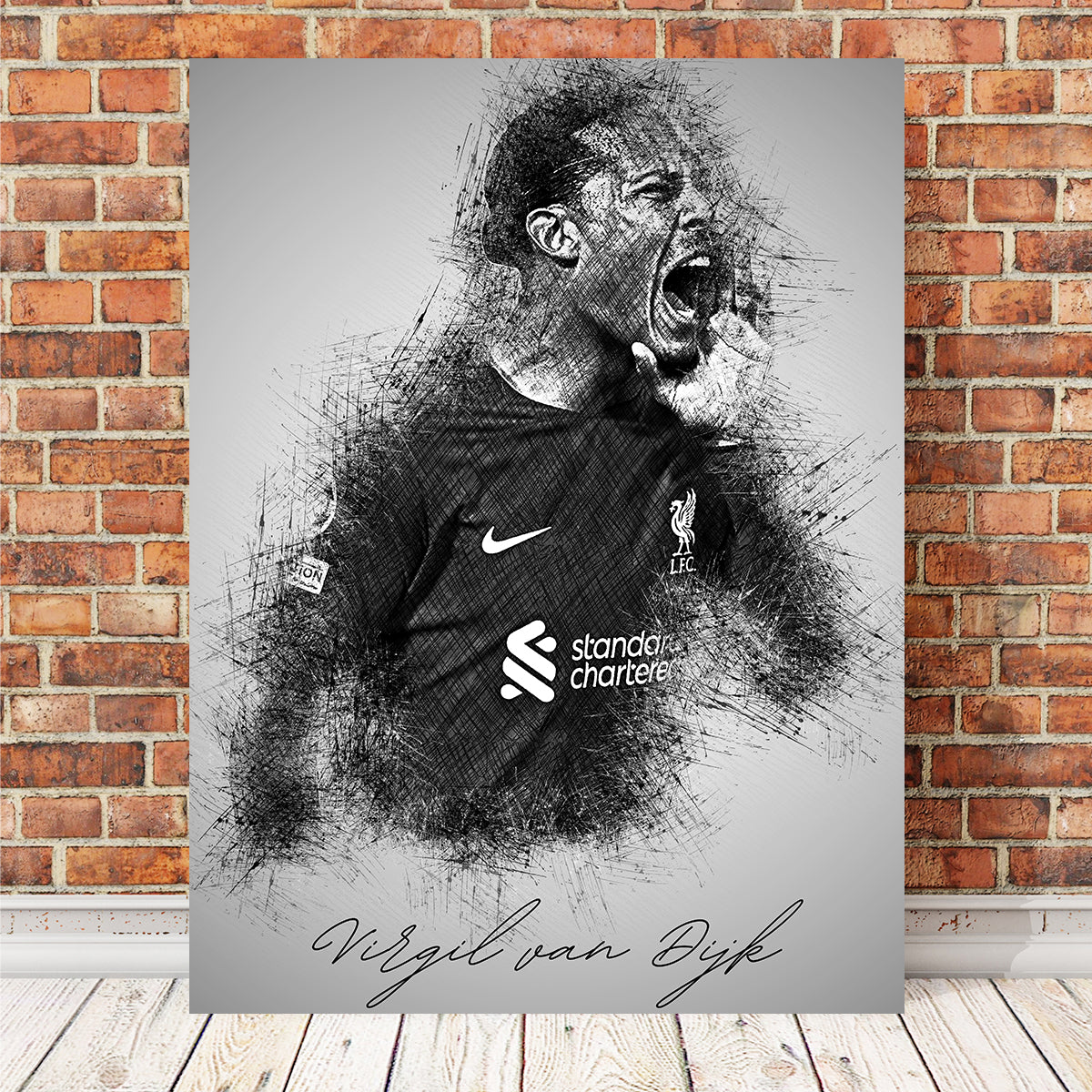 Virgil van Dijk Wall Art