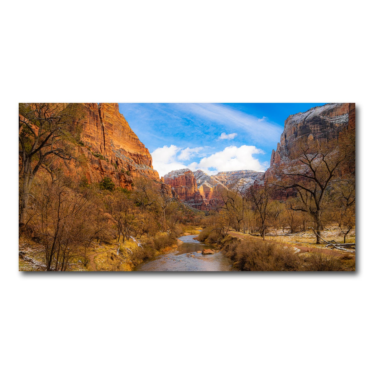 AUTO-MOCKUP WHITE | Virgin River to Angels Landing | 1 Piece | Gallery Wrap Canvas | group=2x1