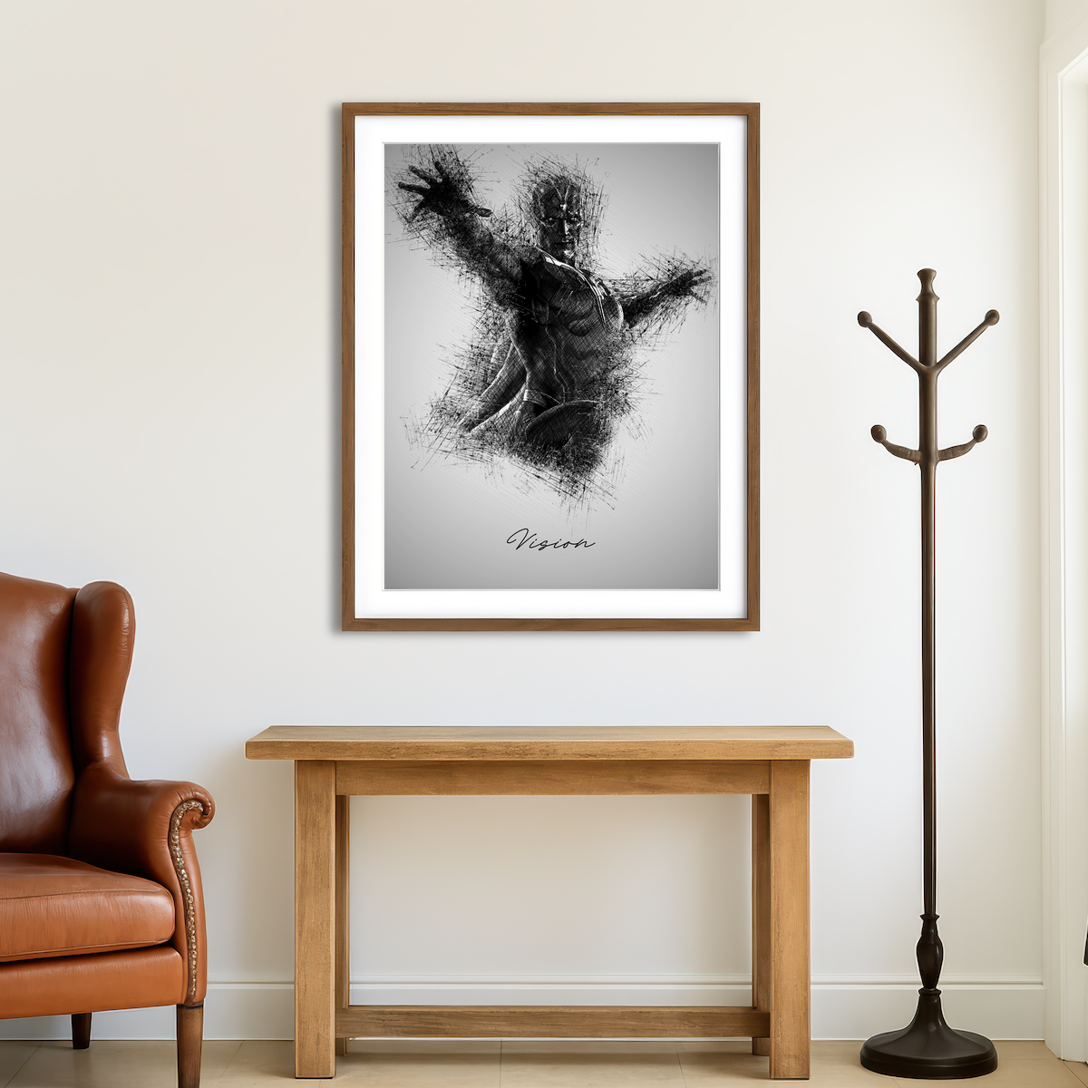 AUTO-MOCKUP ROOM | Vision Wall Art