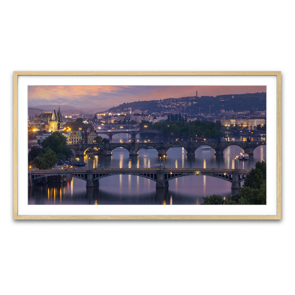 Framed Print 2x1 Natural