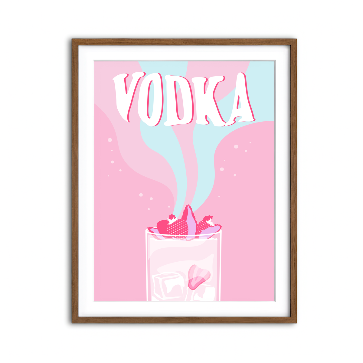 Framed Print 3x4 Walnut