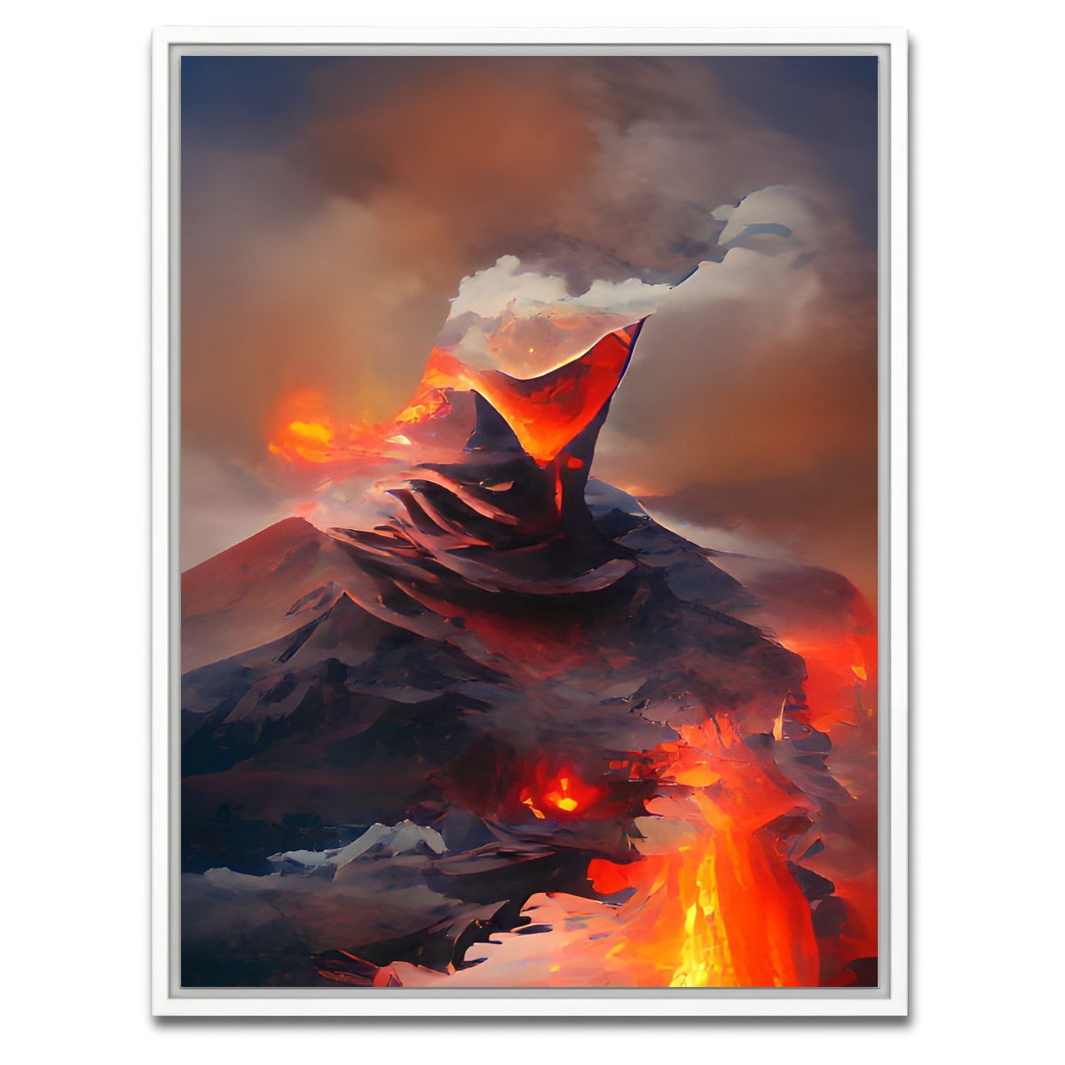 AUTO-MOCKUP WHITE | Volcanic | 1 Piece | White Framed Canvas | group=3x4