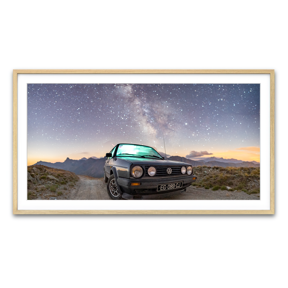 Framed Print 2x1 Natural