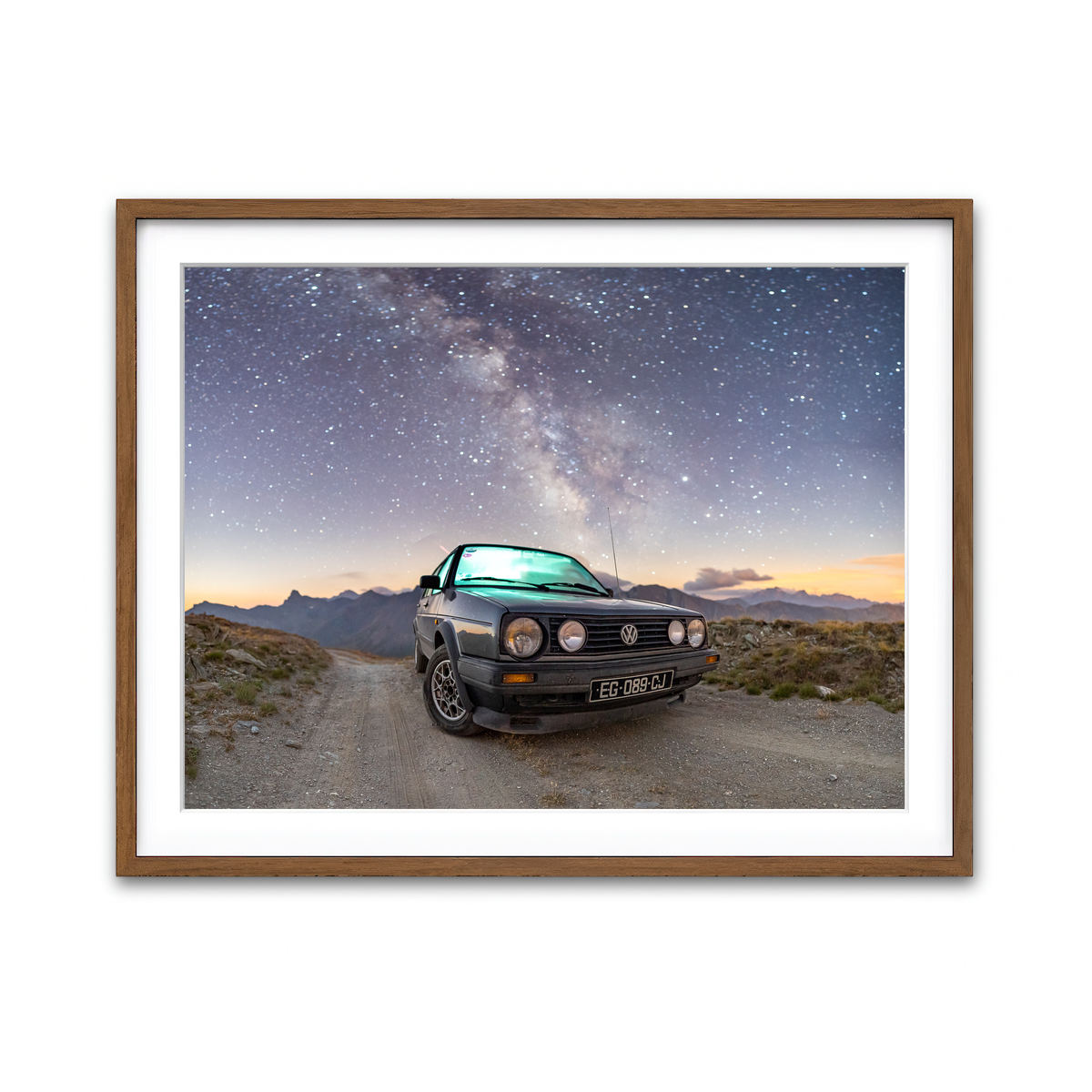 Framed Print 4x3 Walnut
