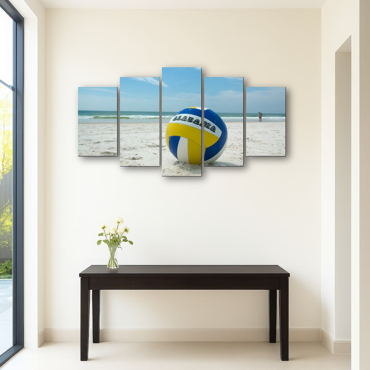 AUTO-MOCKUP ROOM | Volleyball on the beach at Gulf State Park