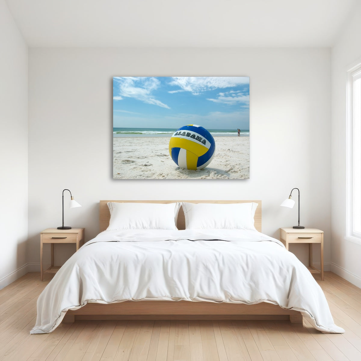 AUTO-MOCKUP ROOM | Volleyball on the beach at Gulf State Park