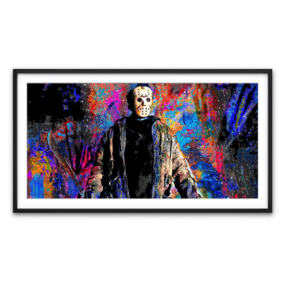 Framed Print 2x1 Black