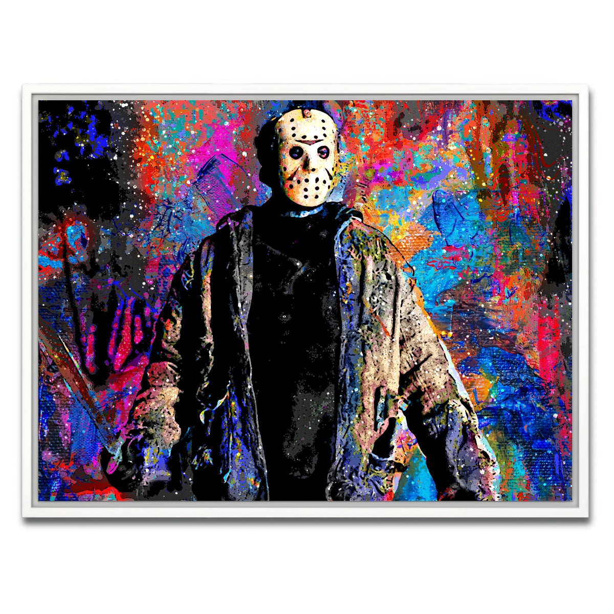 AUTO-MOCKUP WHITE | Voorhees | 1 Piece | White Framed Canvas | group=4x3