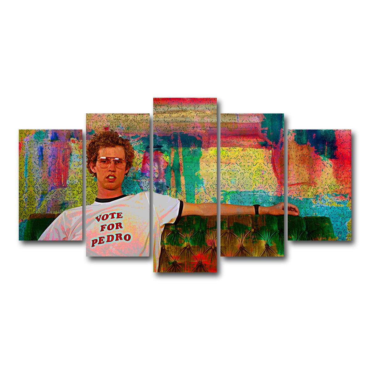 AUTO-MOCKUP WHITE | Vote for Pedro | 5 Piece | Gallery Wrap Canvas | group=5_normal