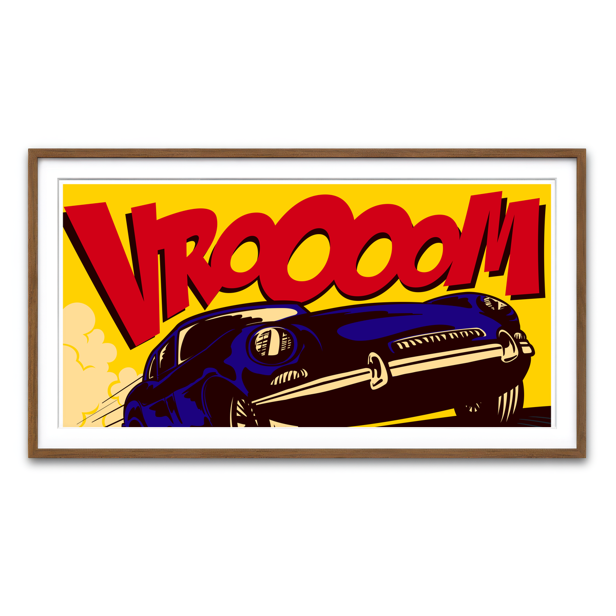 Framed Print 2x1 Walnut