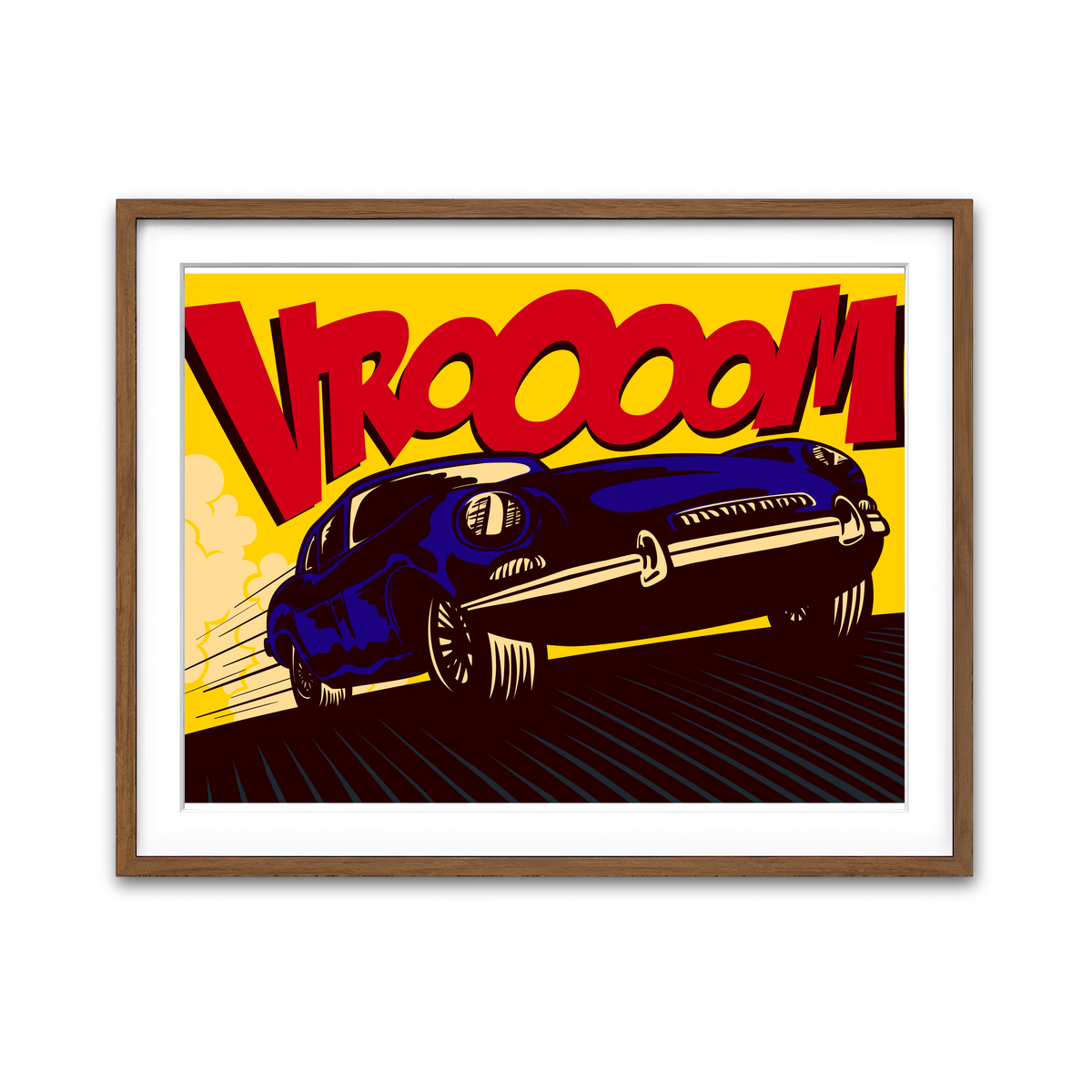 Framed Print 4x3 Walnut