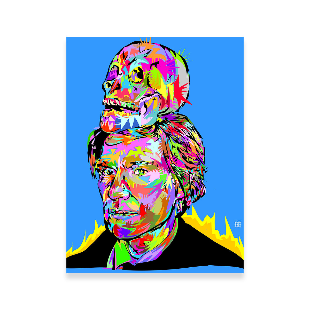 Warhol Skull Wall Art