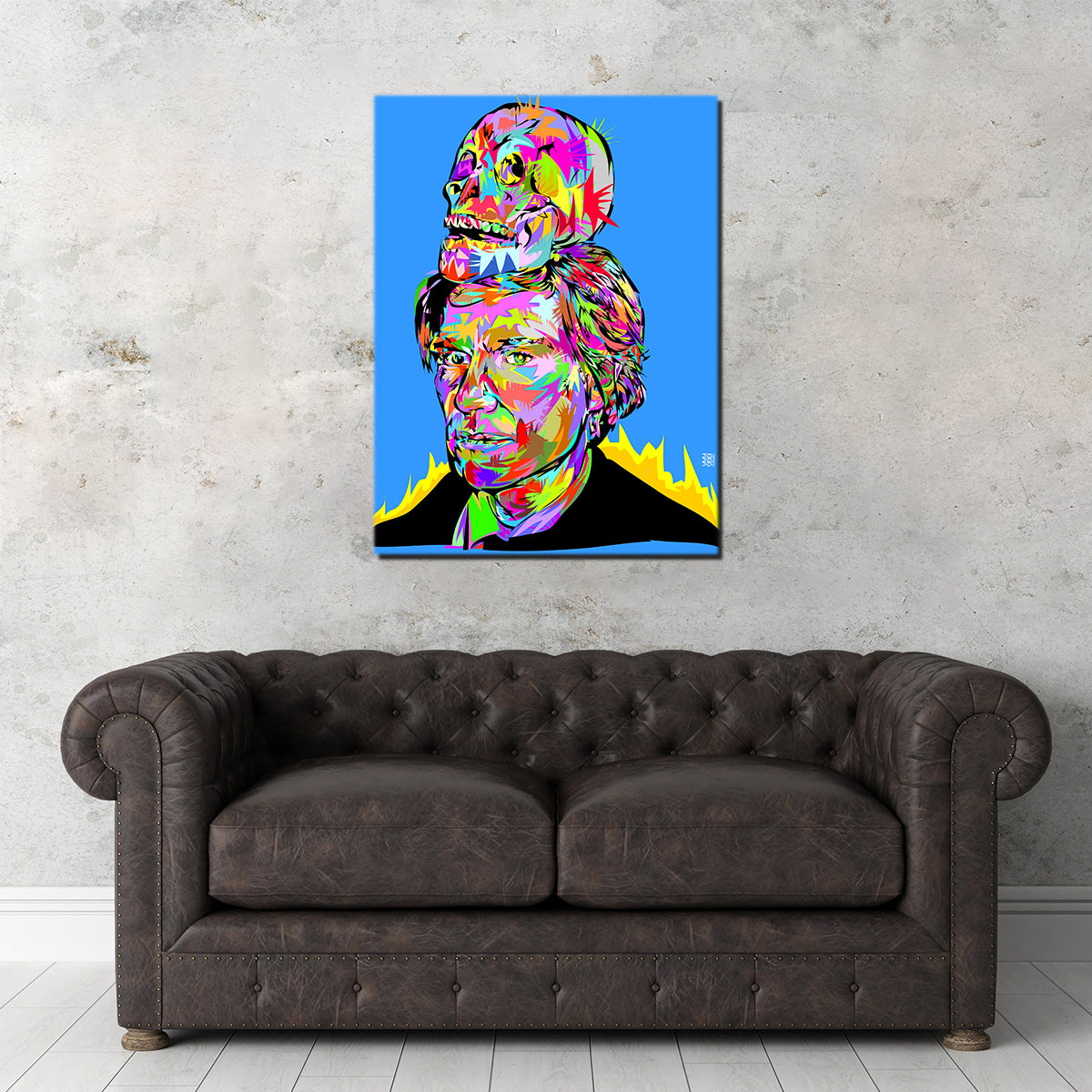 Warhol Skull Wall Art