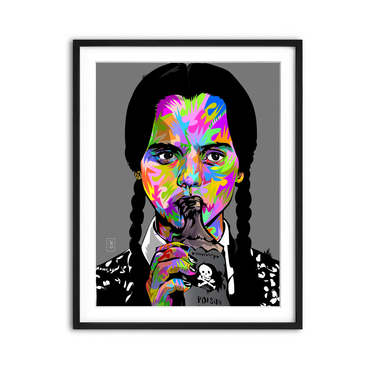 Framed Print 3x4 Black