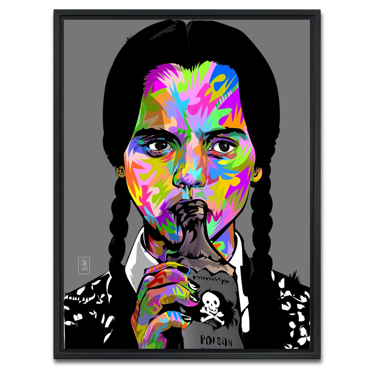 AUTO-MOCKUP WHITE | WEDS ADAMS | 1 Piece | Black Framed Canvas | group=3x4