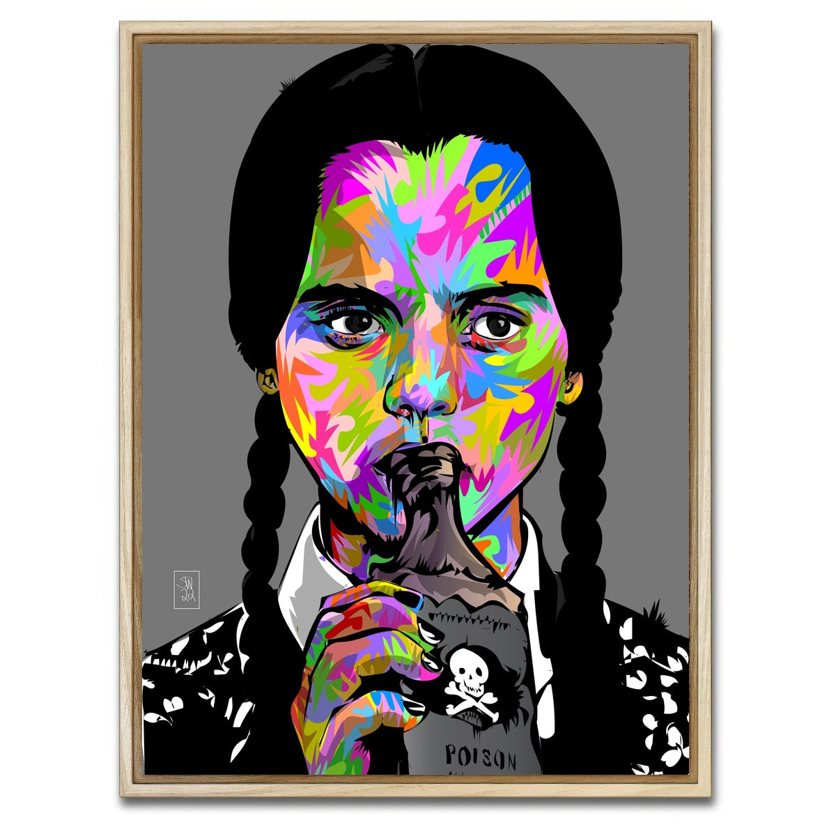 AUTO-MOCKUP WHITE | WEDS ADAMS | 1 Piece | Natural Framed Canvas | group=3x4