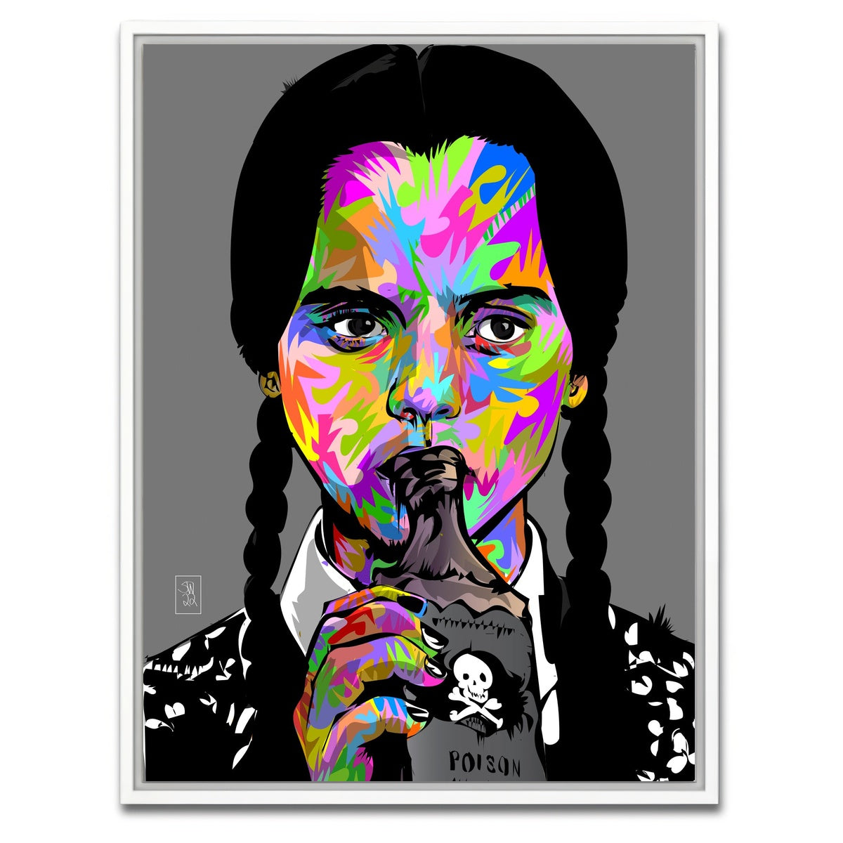 AUTO-MOCKUP WHITE | WEDS ADAMS | 1 Piece | White Framed Canvas | group=3x4