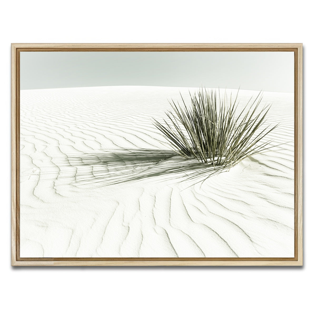 AUTO-MOCKUP WHITE | WHITE SANDS Vintage Dune | 1 Piece | Natural Framed Canvas | group=4x3