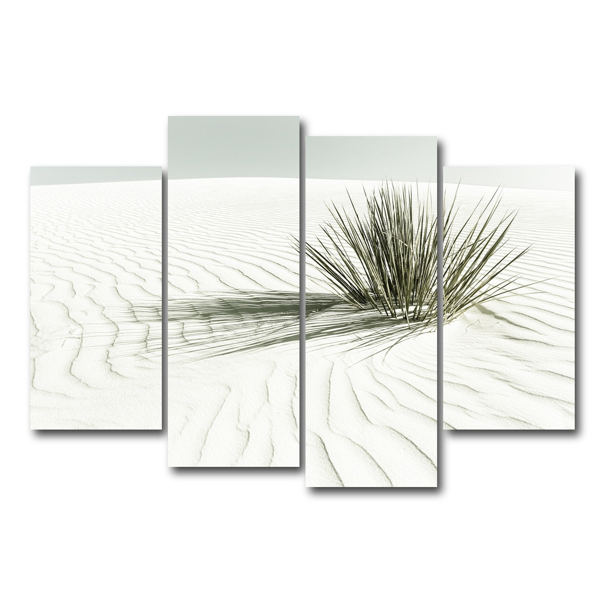 AUTO-MOCKUP WHITE | WHITE SANDS Vintage Dune | 4 Piece | Gallery Wrap Canvas | group=4_short