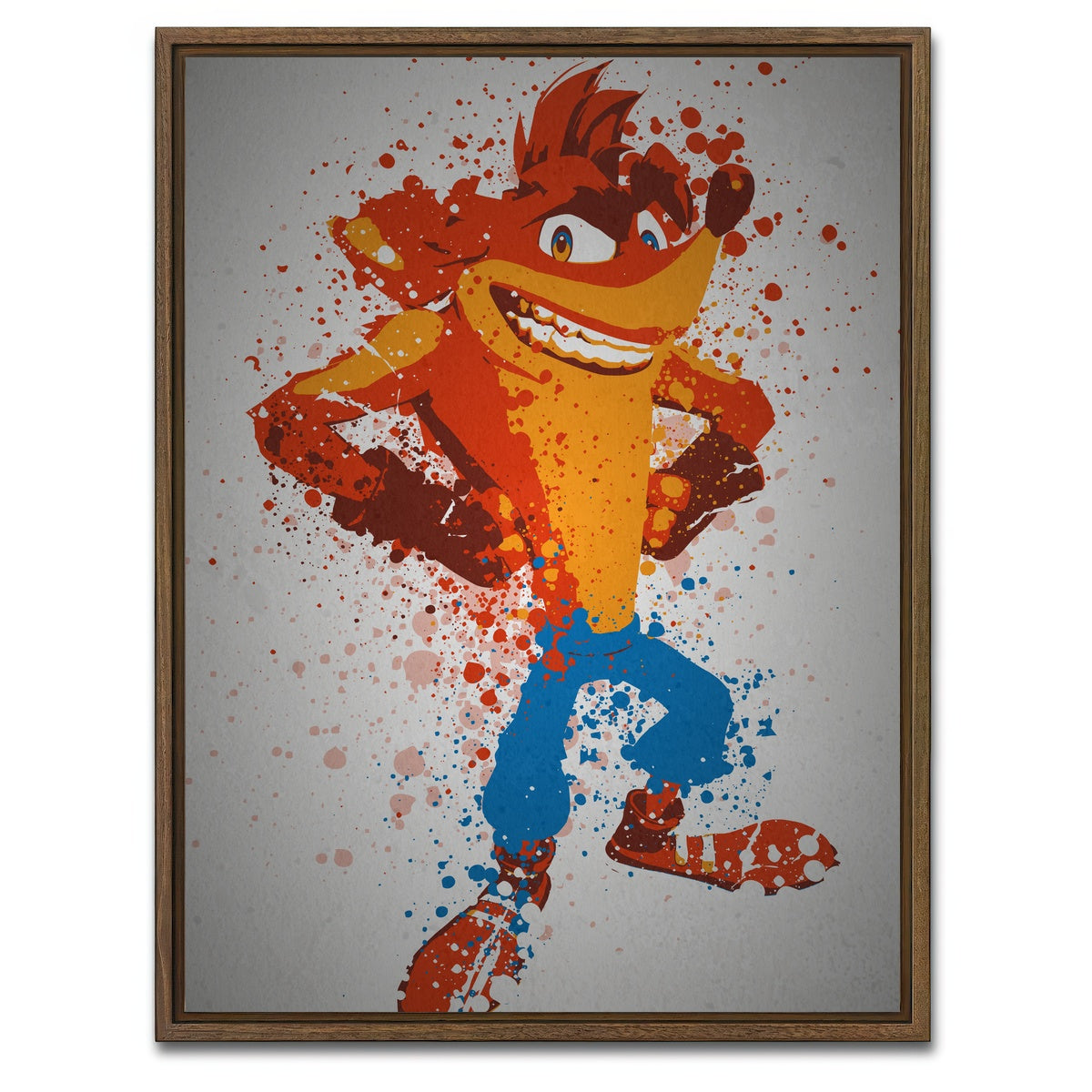 AUTO-MOCKUP WHITE | WHOA | 1 Piece | Walnut Framed Canvas | group=3x4