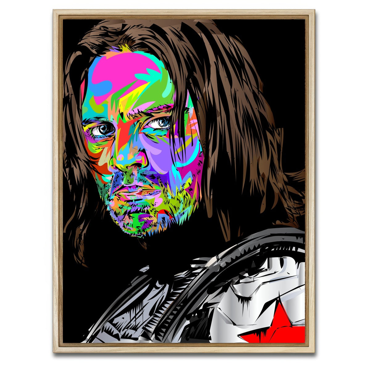 AUTO-MOCKUP WHITE | WINTER SOLIDER | 1 Piece | Natural Framed Canvas | group=3x4